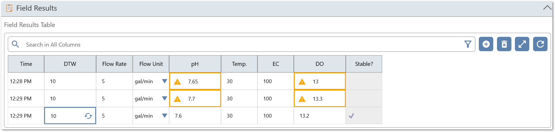 Col-General-Water-Sample-Template_Mobile_Table_Form_Stablization