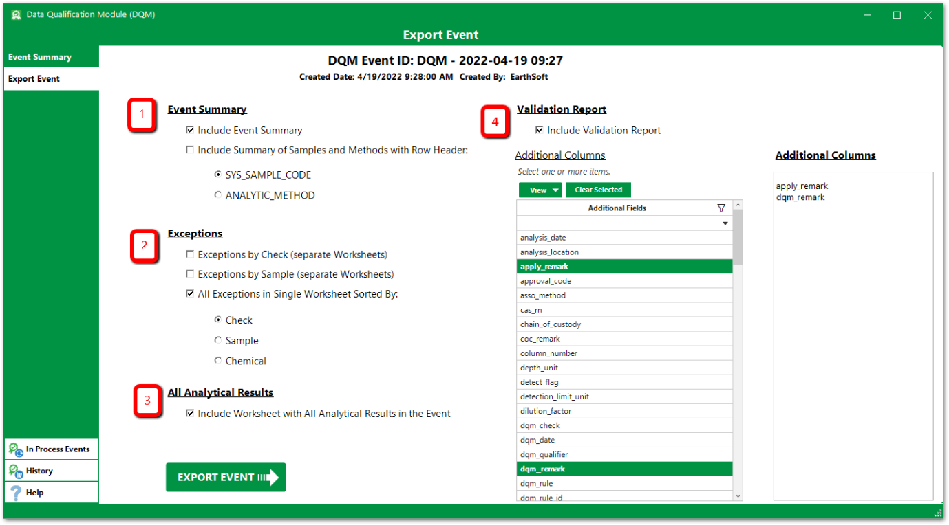 DQM_export_event_form