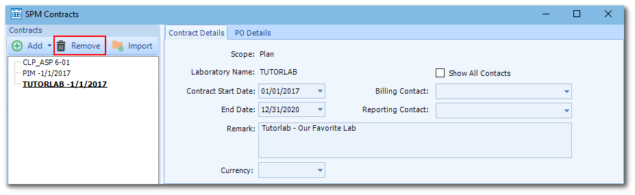 SPM-Contract-Remove